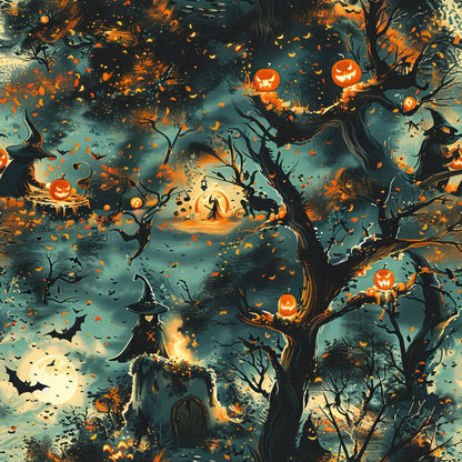 Pumpkin Hollow Pattern 14 Minky Fabric