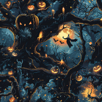 Pumpkin Hollow Pattern 20 Minky Fabric