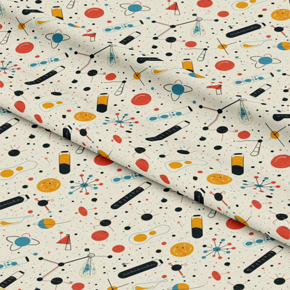 Science Kit Pattern 10 Quilting Cotton Fabric