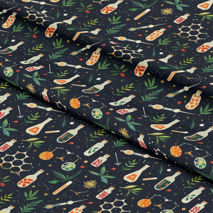 Science Kit Pattern 19 Quilting Cotton Fabric
