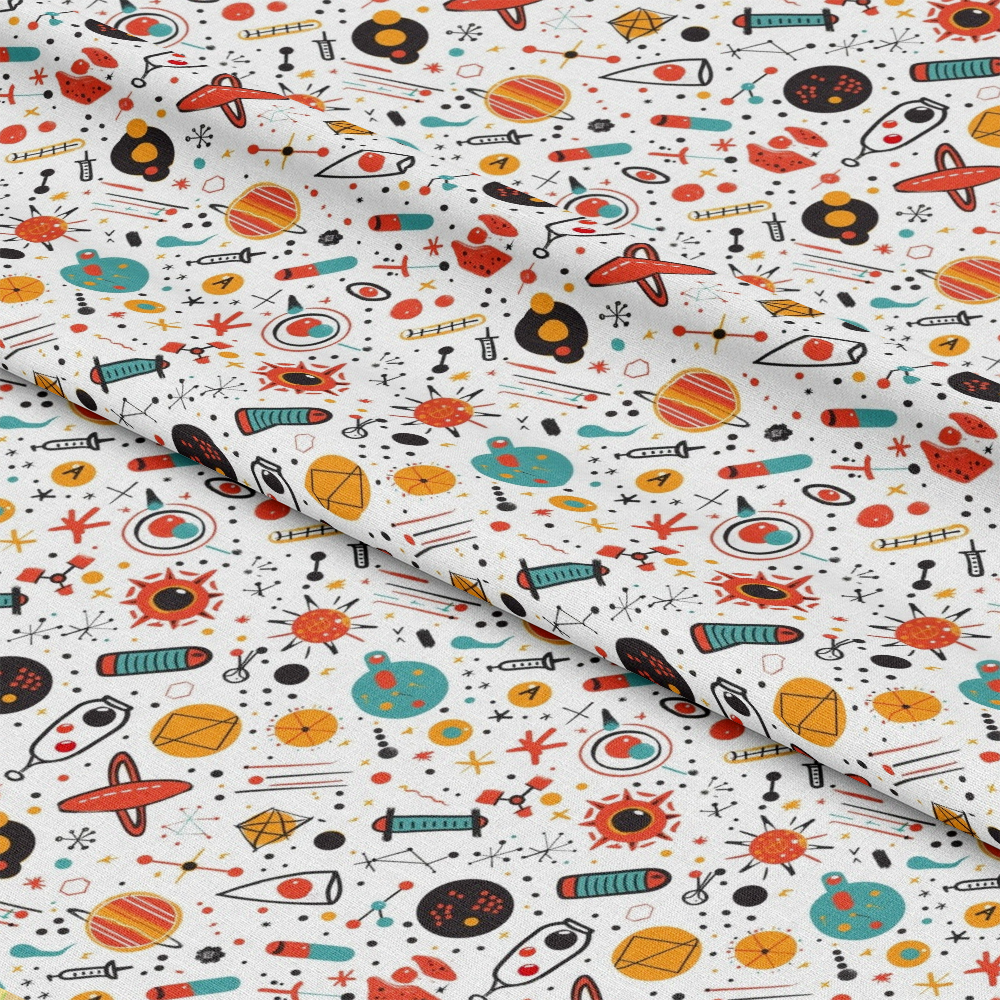 Science Kit Pattern 1 Quilting Cotton Fabric