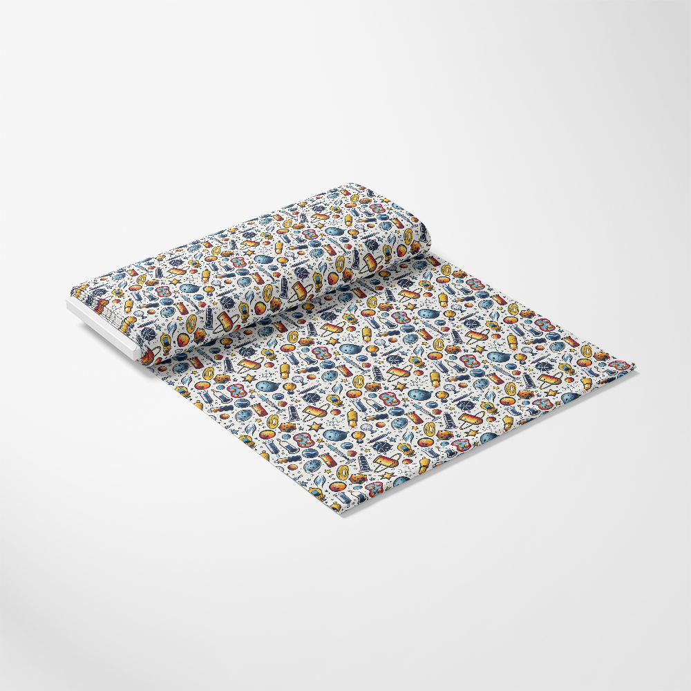 Science Kit Pattern 5 Quilting Cotton Fabric