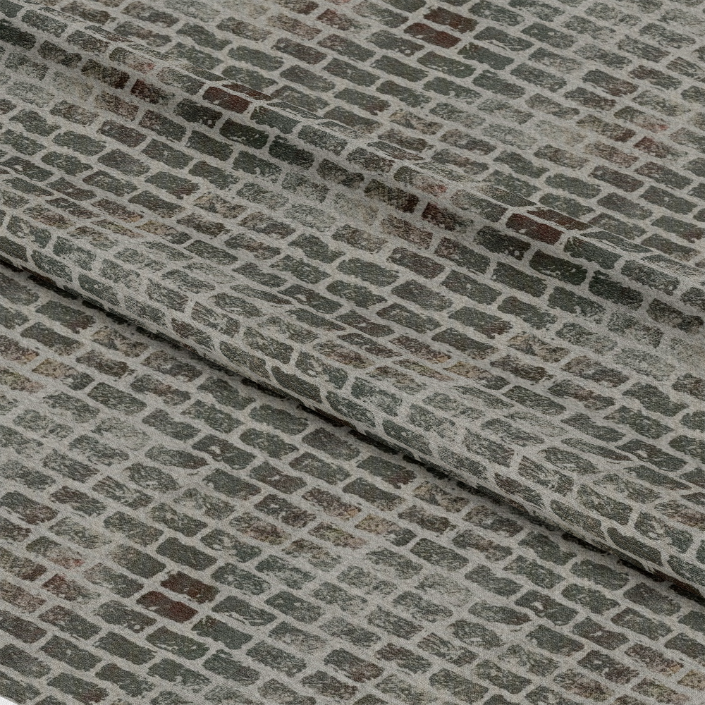 Grunge Brick Wall Pattern 1 Quilting Cotton Fabric
