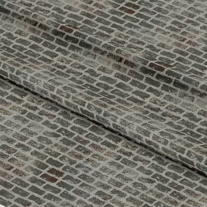 Grunge Brick Wall Pattern 1 Quilting Cotton Fabric