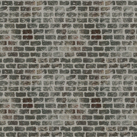 Grunge Brick Wall Pattern 1 Quilting Cotton Fabric