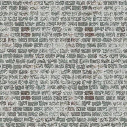 Grunge Brick Wall Pattern 2 Quilting Cotton Fabric