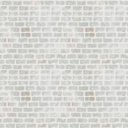 Grunge Brick Wall Pattern 3 Quilting Cotton Fabric