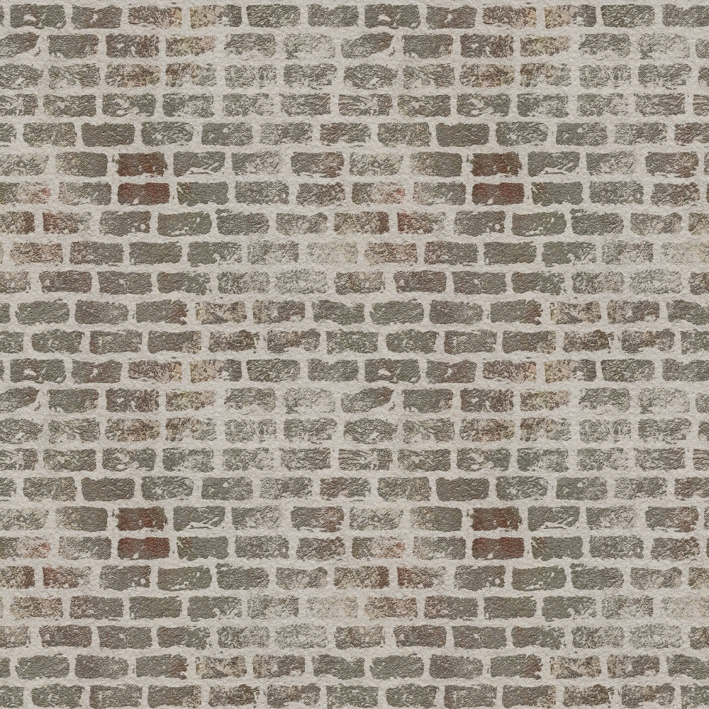 Grunge Brick Wall Pattern 4 Quilting Cotton Fabric
