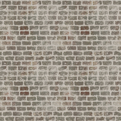 Grunge Brick Wall Pattern 4 Quilting Cotton Fabric
