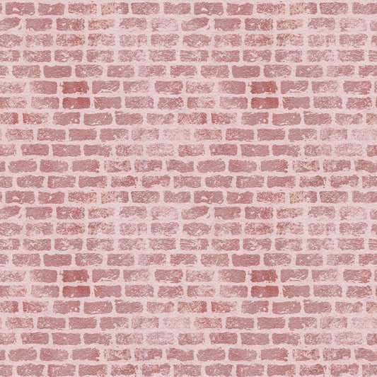 Grunge Brick Wall Pattern 6 Quilting Cotton Fabric