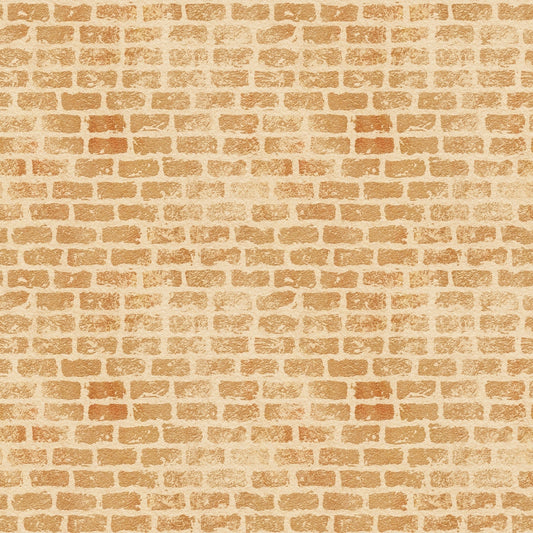 Grunge Brick Wall Pattern 8 Quilting Cotton Fabric