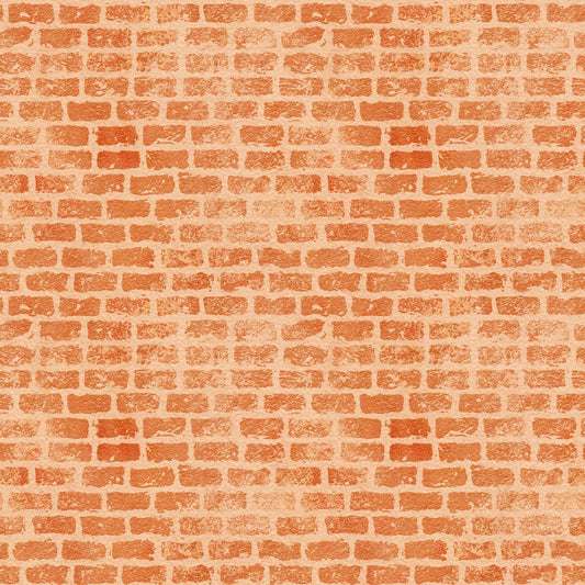 Grunge Brick Wall Pattern 9 Quilting Cotton Fabric