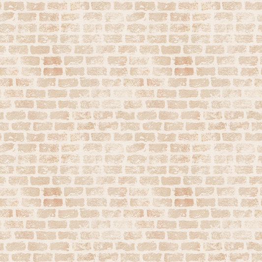 Grunge Brick Wall Pattern 12 Quilting Cotton Fabric