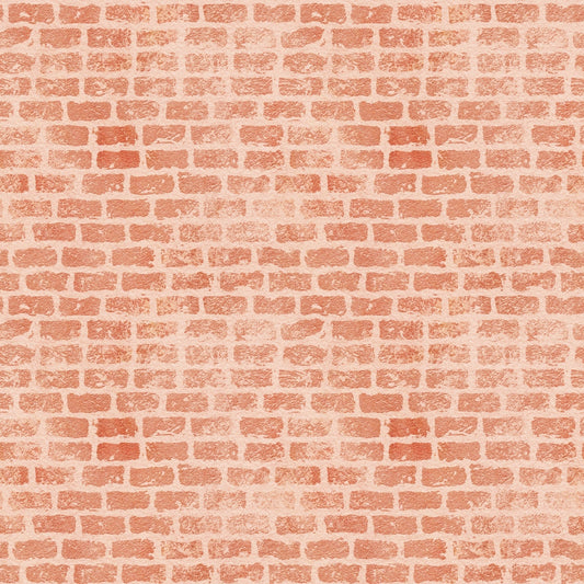 Grunge Brick Wall Pattern 13 Quilting Cotton Fabric