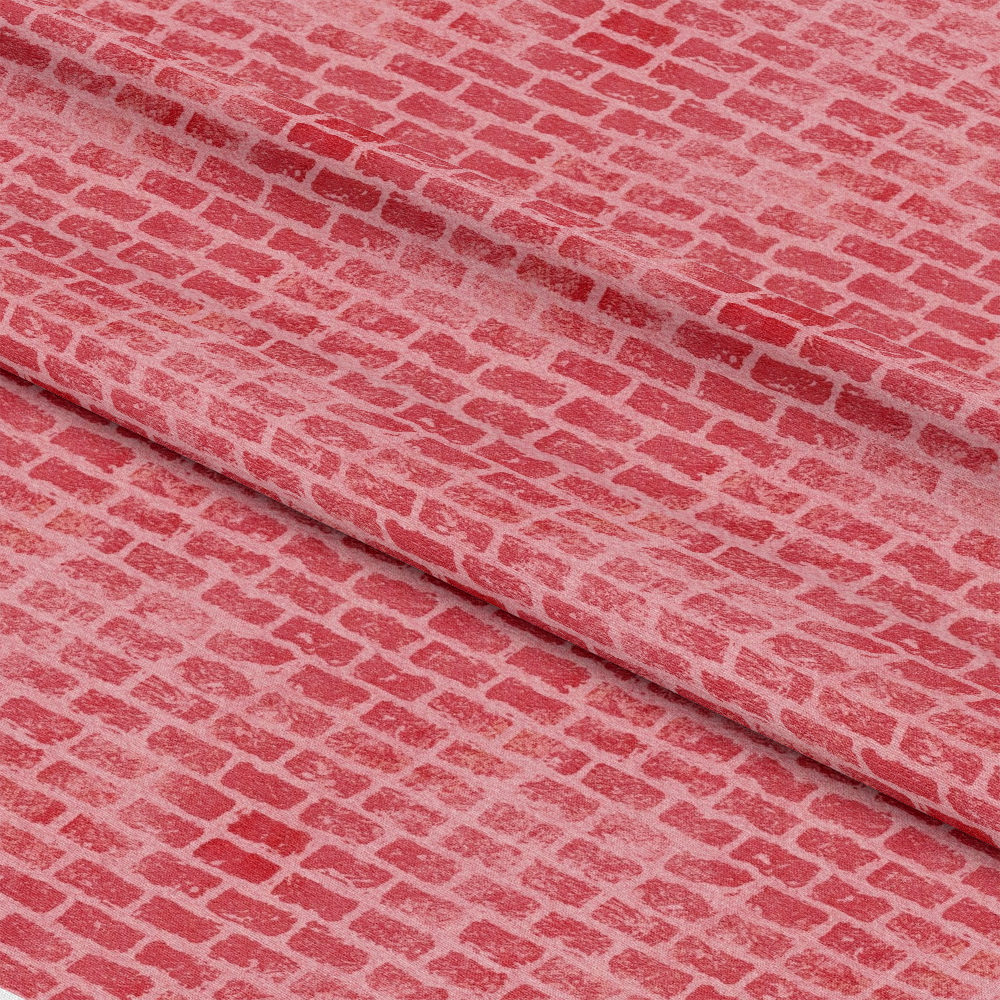 Grunge Brick Wall Pattern 15 Quilting Cotton Fabric
