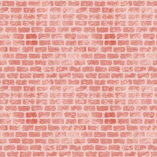 Grunge Brick Wall Pattern 16 Quilting Cotton Fabric