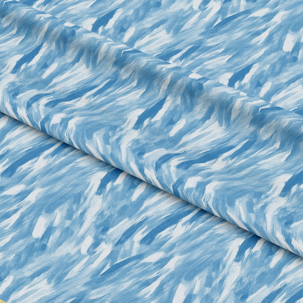 Watercolor Brush Strokes Pattern 64 Quilting Cotton Fabric