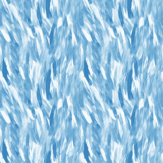 Watercolor Brush Strokes Pattern 64 Quilting Cotton Fabric