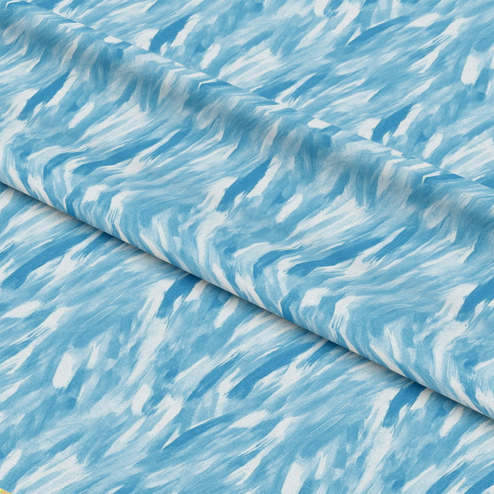 Watercolor Brush Strokes Pattern 65 Quilting Cotton Fabric