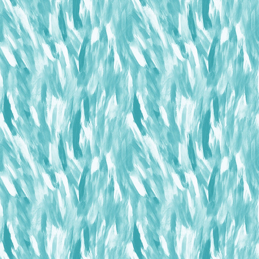 Watercolor Brush Strokes Pattern 73 Quilting Cotton Fabric