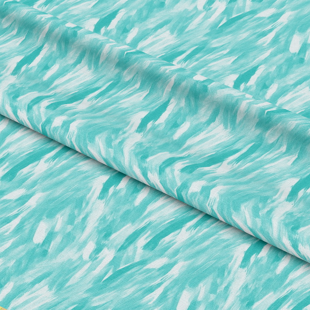 Watercolor Brush Strokes Pattern 74 Quilting Cotton Fabric