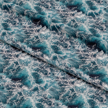 Seawater Pattern Quilting Cotton Fabric