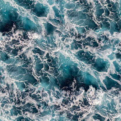 Seawater Pattern Minky Fabric