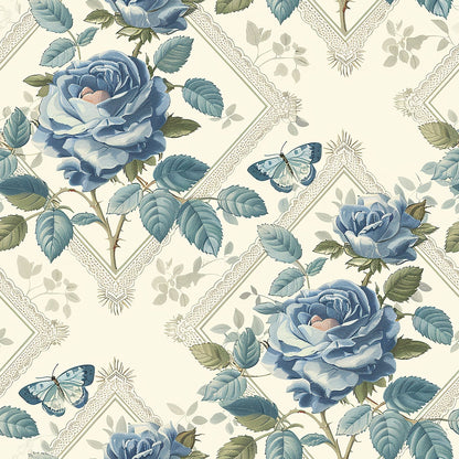Heirloom Trellis Blooms Pattern 7 Minky Fabric