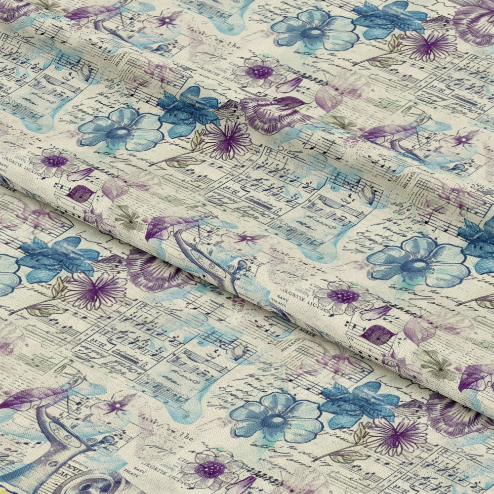 Sewing Journal Pattern 12 Quilting Cotton Fabric