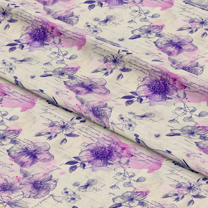 Sewing Journal Pattern 3 Quilting Cotton Fabric