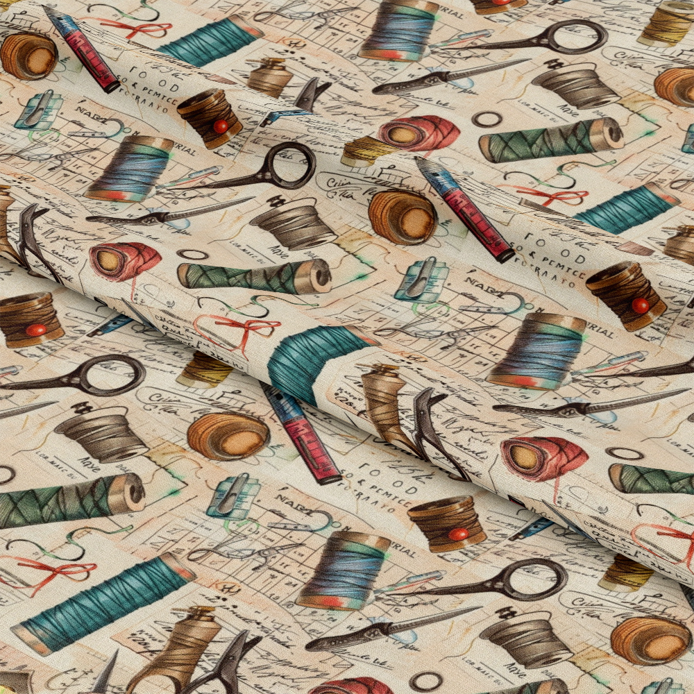 Sewing Journal Pattern 4 Quilting Cotton Fabric