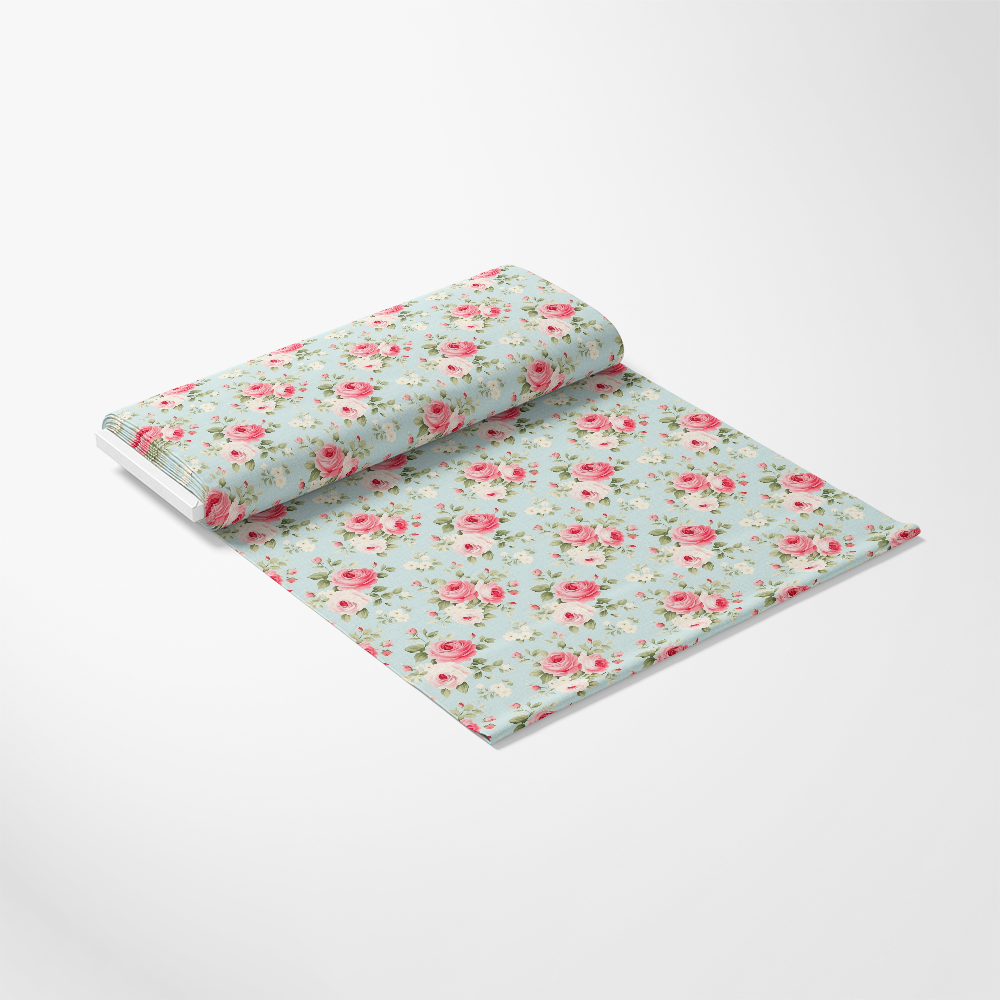 Shabby Chic Roses Pattern 10 Quilting Cotton Fabric