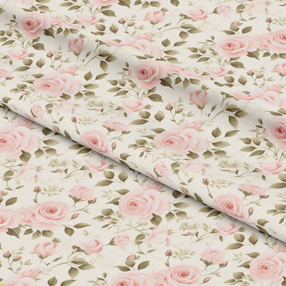 Shabby Chic Roses Pattern 4 Quilting Cotton Fabric