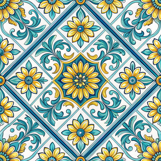 Amalfi Citrus Pattern 11 Minky Fabric