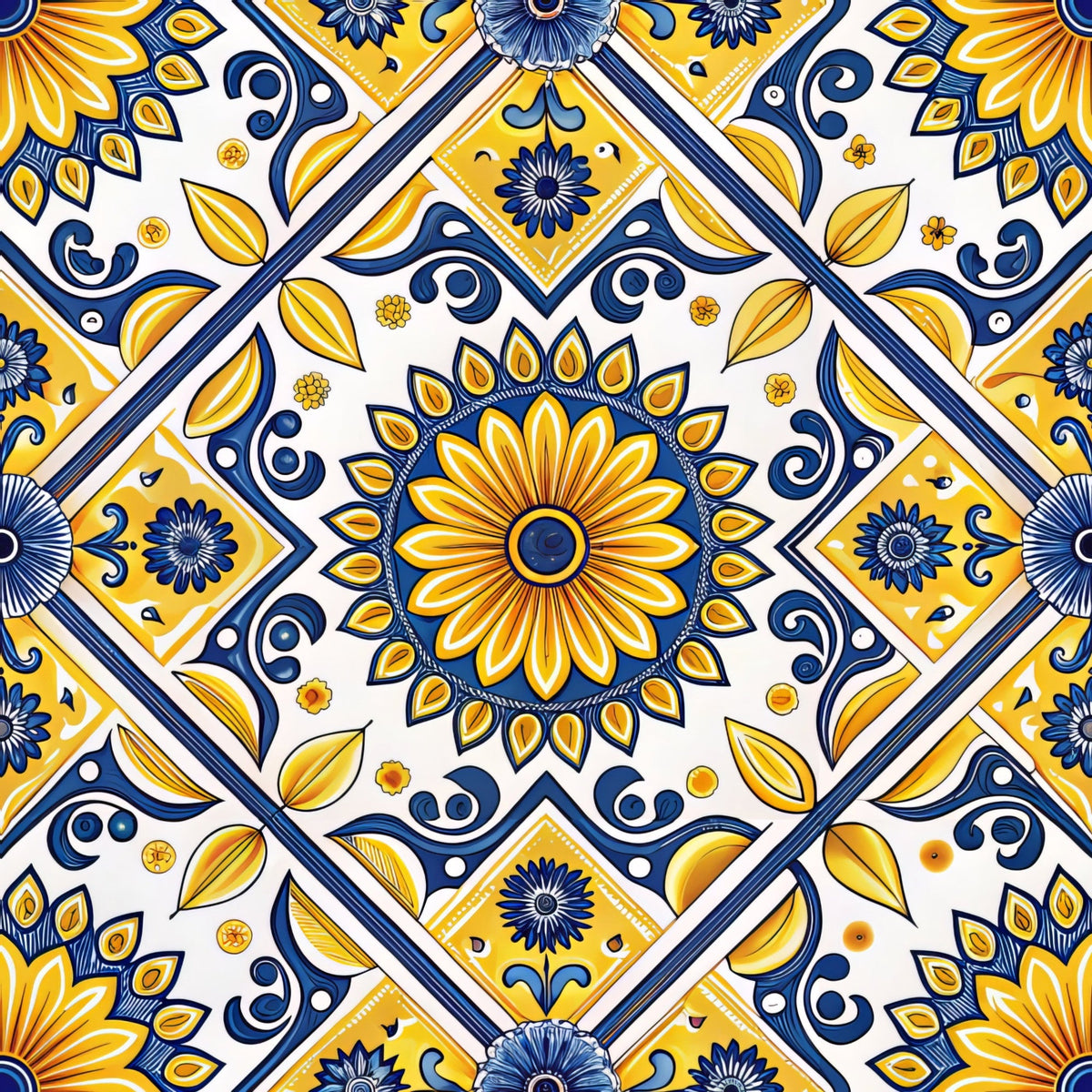 Amalfi Citrus Pattern 5 Minky Fabric
