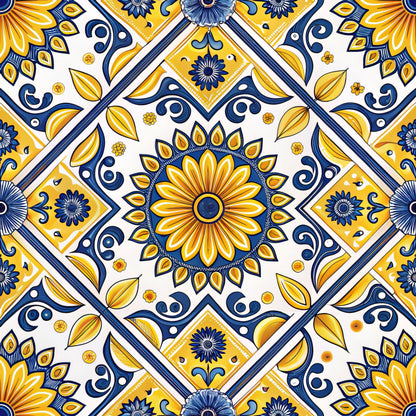 Amalfi Citrus Pattern 5 Minky Fabric