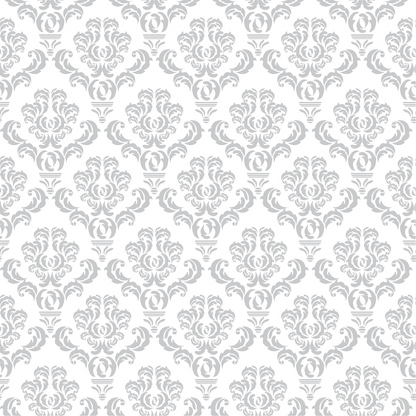 Simple Damask Gray Minky Fabric