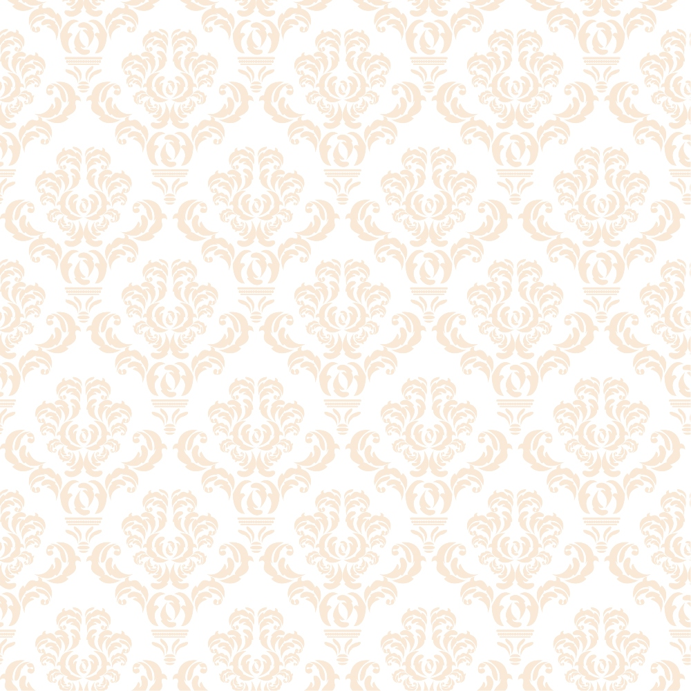 Simple Damask Orange Minky Fabric