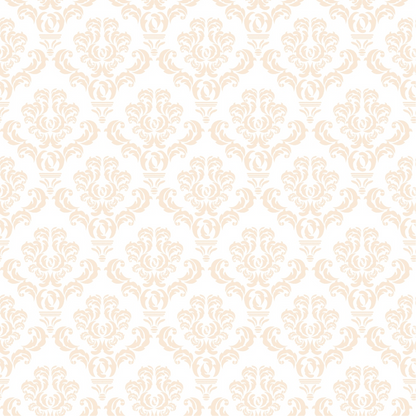 Simple Damask Orange Minky Fabric