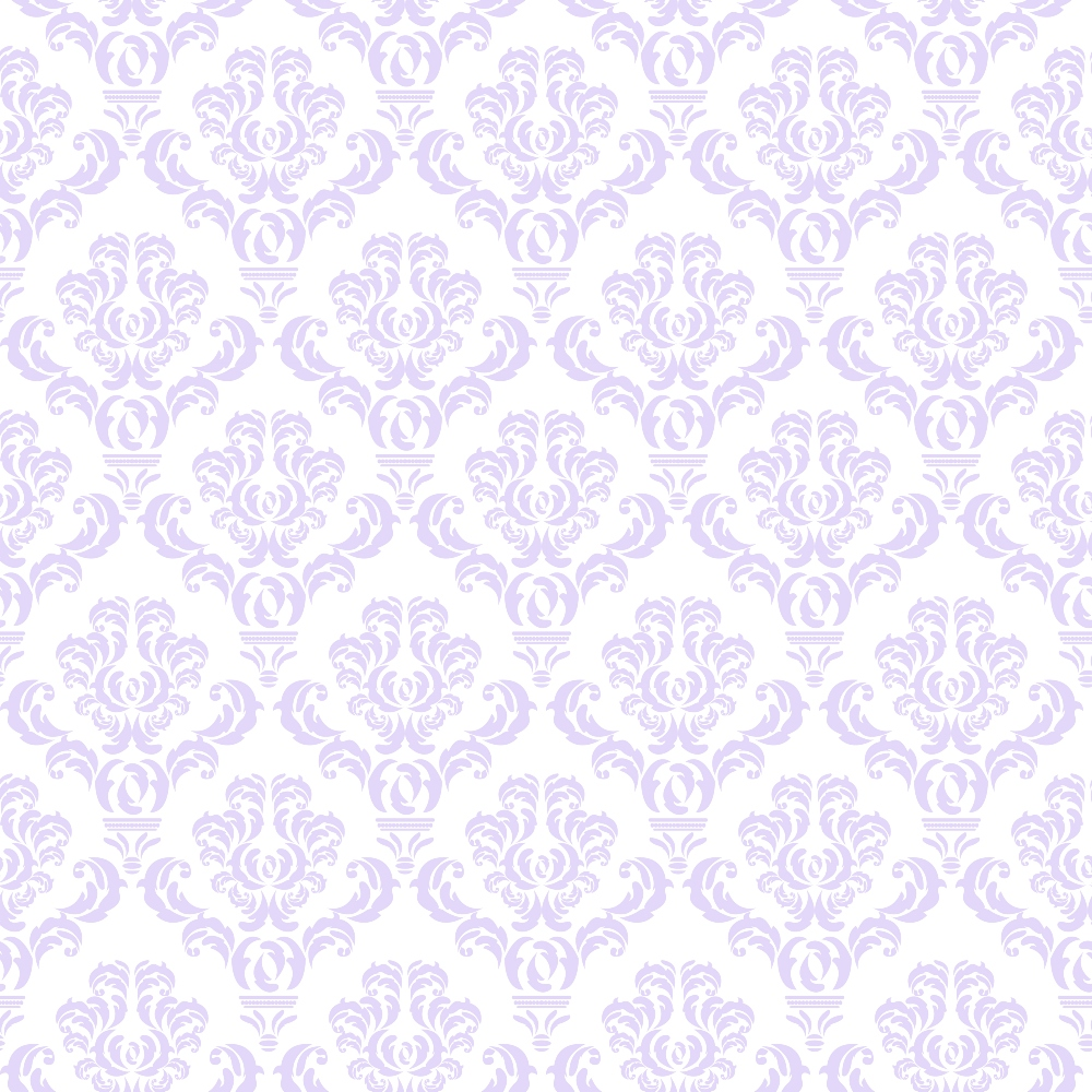 Simple Damask Purple Minky Fabric