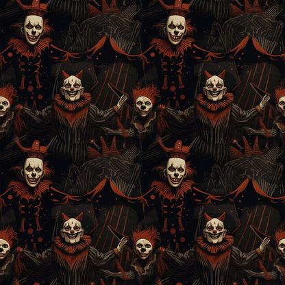 Sinister Sideshow Pattern 1 Quilting Cotton Fabric