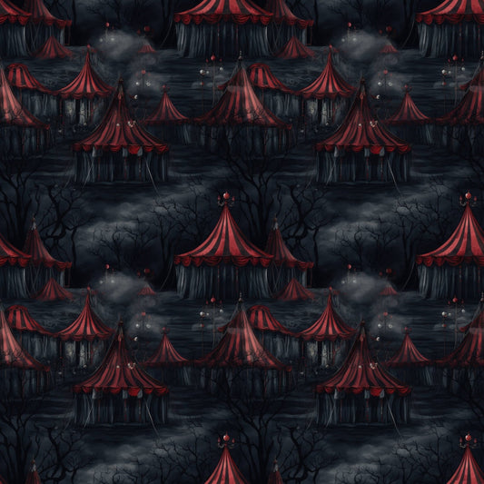 Sinister Sideshow Pattern 3 Quilting Cotton Fabric