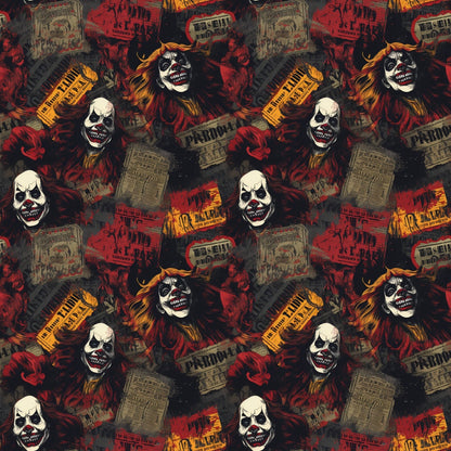 Sinister Sideshow Pattern 4 Quilting Cotton Fabric