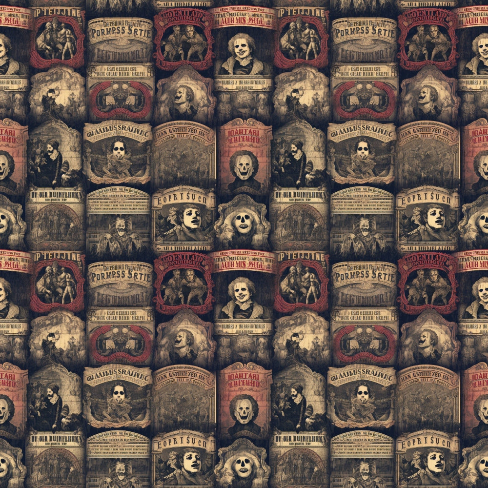 Midnight Carnival Pattern 5 Minky Fabric