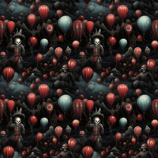 Sinister Sideshow Pattern 8 Quilting Cotton Fabric
