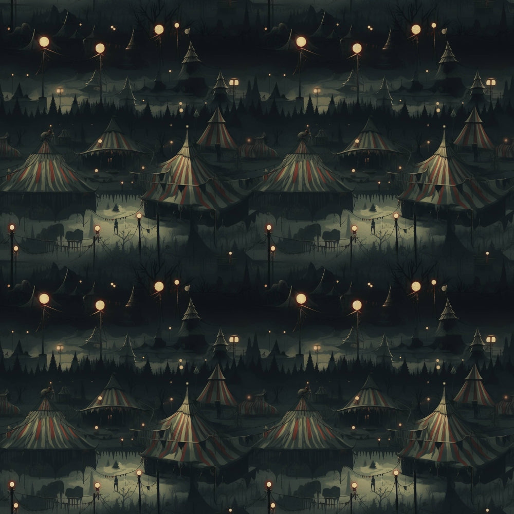 Sinister Sideshow Pattern 9 Quilting Cotton Fabric