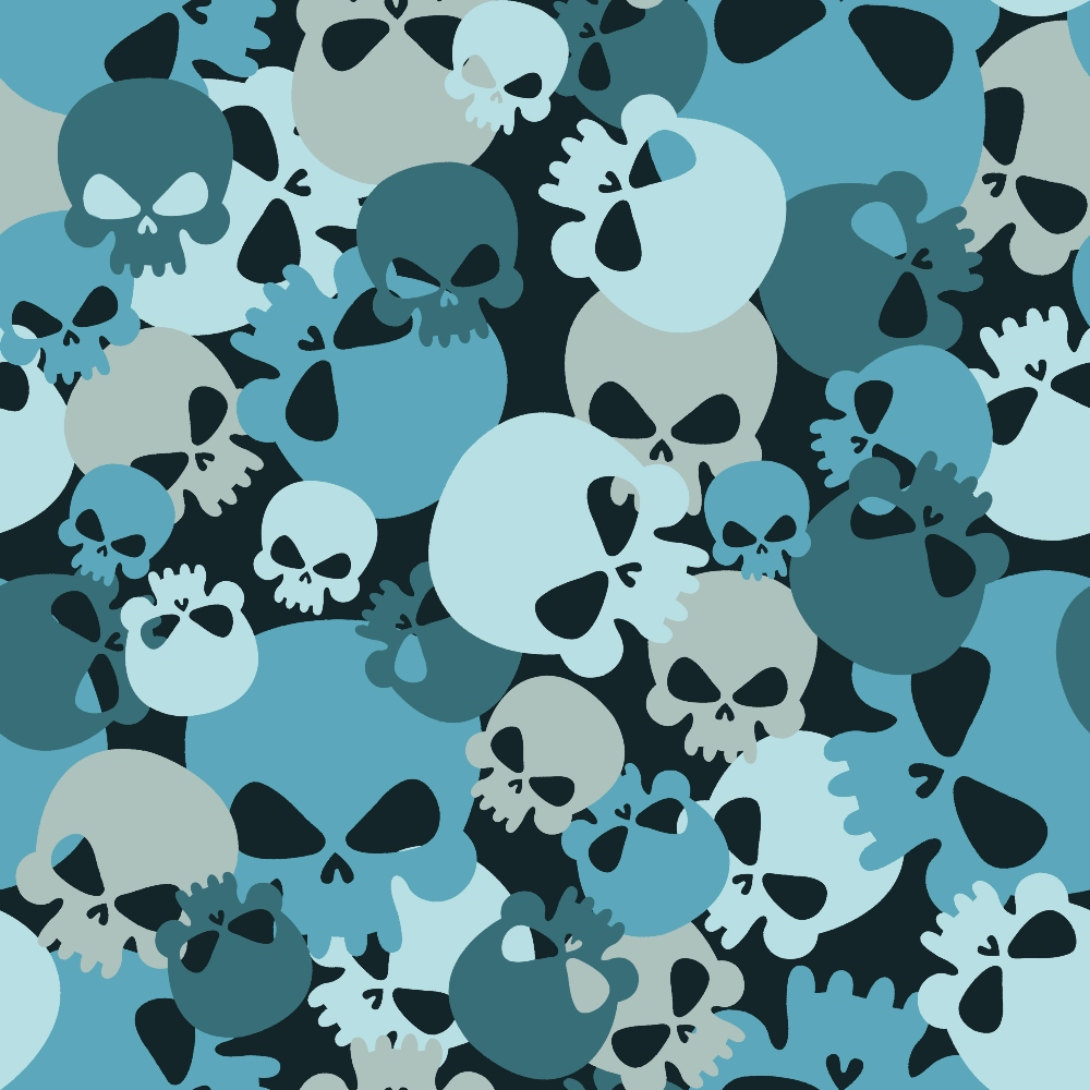 Bone Brigade Pattern 13 Minky Fabric
