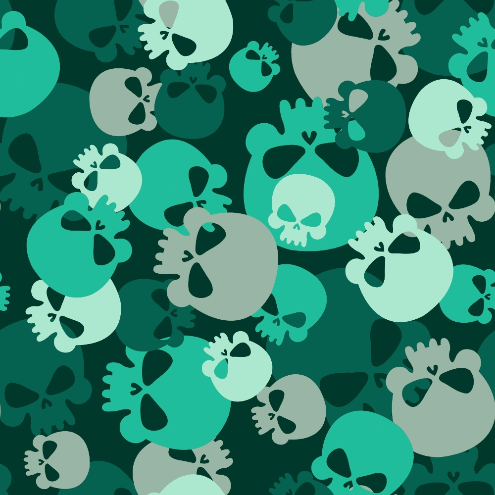 Bone Brigade Pattern 7 Minky Fabric