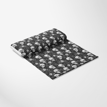 Skulls and Roses Pattern 3 Quilting Cotton Fabric