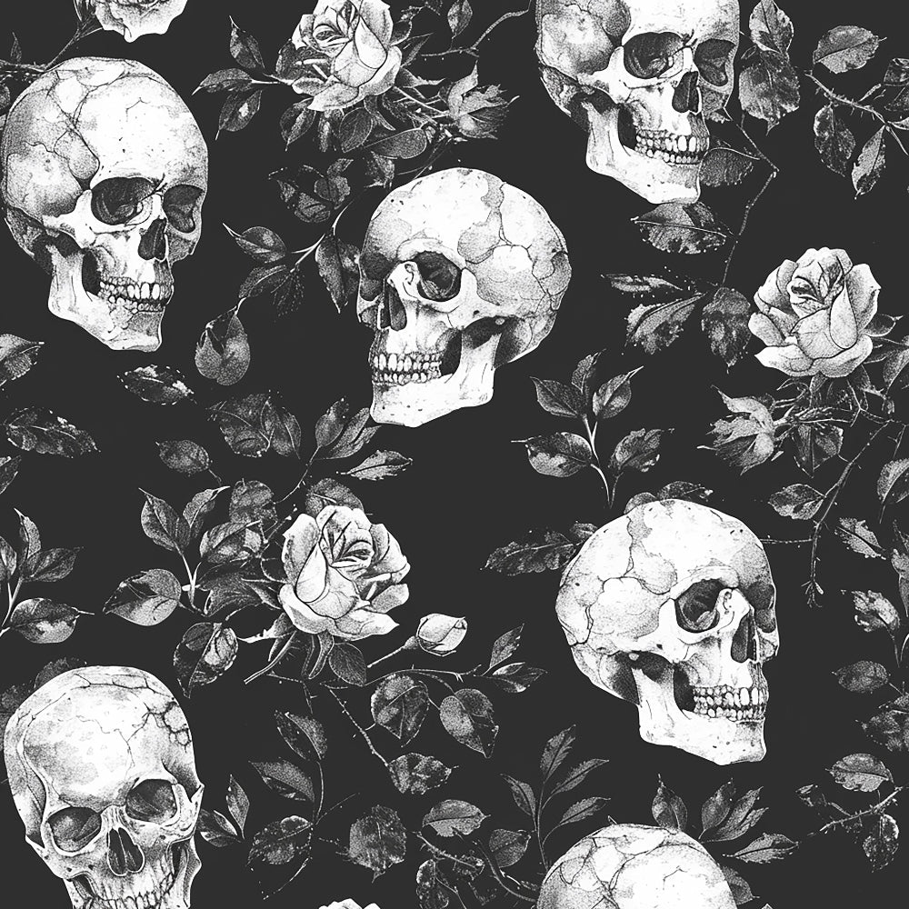 Gothic Blooms Pattern 3 Minky Fabric